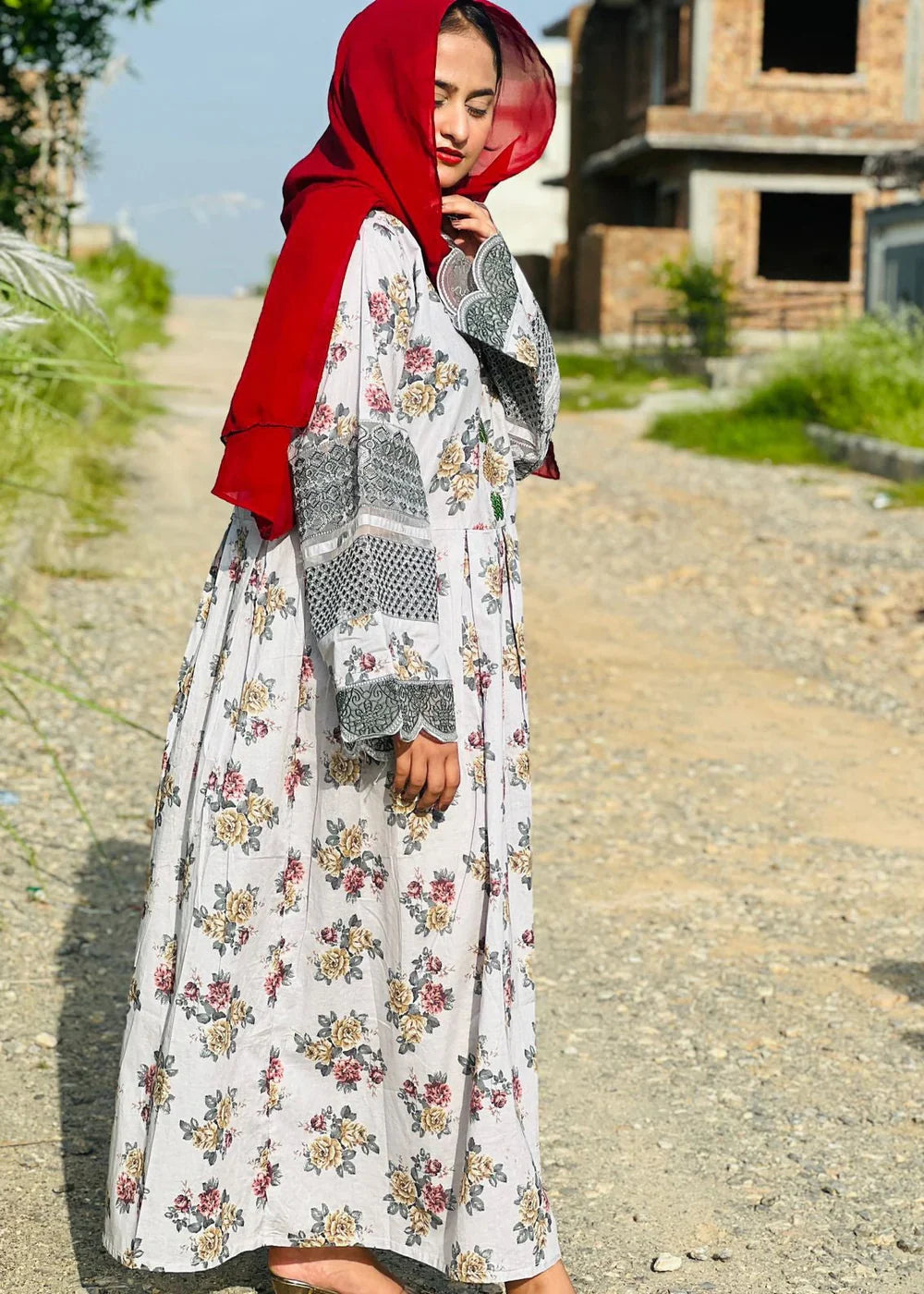 floraol maxi gray